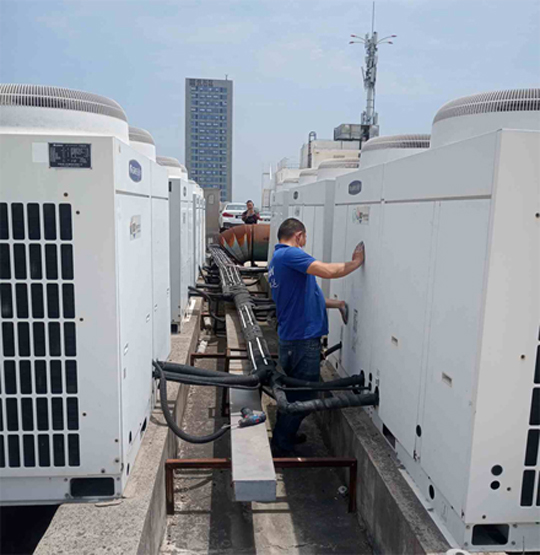 卫滨中央空调制热和不制冷系统维修方法